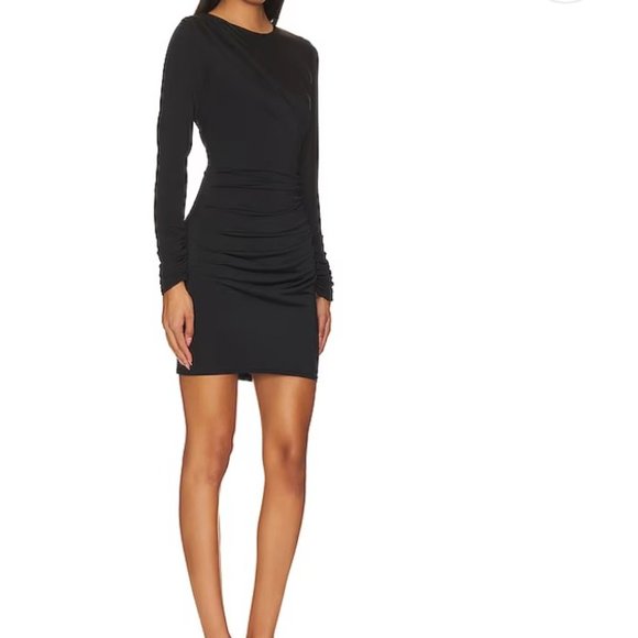 MONROW REVOLVE BLACK BODYCON MINI DRESS XS - Picture 2 of 5